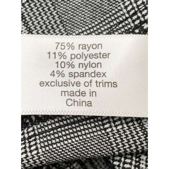 Lane Bryant 4-Season Straight Mid-Rise Plaid Pants Size 20 Plus 9092 NWT - Picture 6 of 12